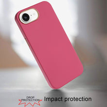 For iPhone 16e Case Soft Premium Slim Cover w/ Chromed buttons + Tempered Glass