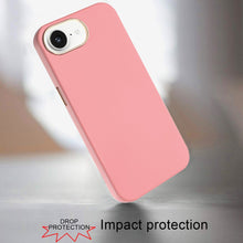 For iPhone 16e Case Soft Premium Slim Cover w/ Chromed buttons + Tempered Glass