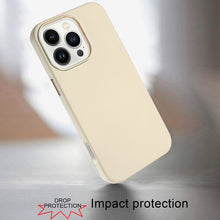 For iPhone 16 Pro 6.3in Case Premium Soft Cover Chrome buttons + Tempered Glass