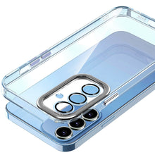 For Samsung Galaxy S24 FE Case Hybrid Color Metal Buttons w/ Raised Camera Lip