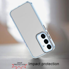 For Samsung Galaxy S24 FE Case Hybrid Color Metal Buttons w/ Raised Camera Lip