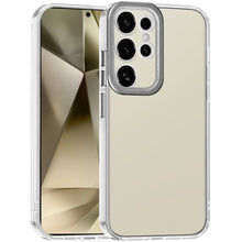 For Samsung Galaxy S24+ Plus Case Clear Hybrid Cover with Color Metal Buttons