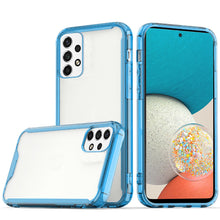 For Samsung A53 5G Colored Shockproof Transparent Hard PC TPU Hybrid Case Cover