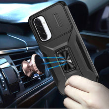 For Samsung A17 5G Case Full Coverage Metal Stand Lens Cover + Tempered Glass