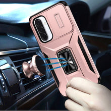 For Samsung A17 5G Case Full Coverage Metal Stand Lens Cover + Tempered Glass