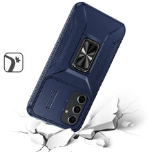 For Samsung Galaxy S24 FE Case Complete Protection Magnetic Stand w/ Lens Cover