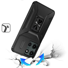 For Moto G Stylus 2025 Case Complete Protection Cover w/ Stand + Tempered Glass