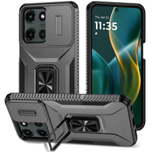 For Moto G Stylus 2025 Case Complete Protection Cover w/ Stand + Tempered Glass