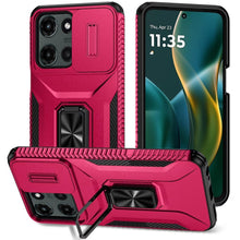 For Moto G Stylus 2025 Case Complete Protection Cover w/ Stand + Tempered Glass