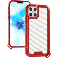 For iPhone 13 PRO Case Carbon Fiber Print Shockproof Bumper Hybrid Cover