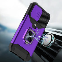 For iPhone 15 Case Multi-Use Magnetic RingStand Lens Cover + 2 Tempered Glass