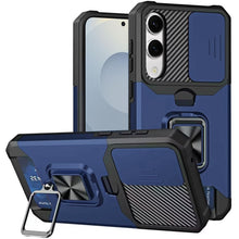 For Samsung S25 Edge Case Multi-Use Magnetic RingStand Cover + Tempered Glass