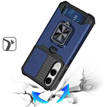 For Samsung S25 Edge Case Multi-Use Magnetic RingStand Cover + Tempered Glass