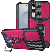 For Samsung S25 Edge Case Multi-Use Magnetic RingStand Cover + Tempered Glass