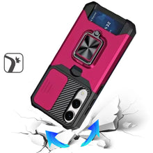 For Samsung S25 Edge Case Multi-Use Magnetic RingStand Cover + Tempered Glass