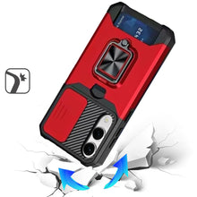For Samsung S25 Edge Case Multi-Use Magnetic RingStand Cover + Tempered Glass