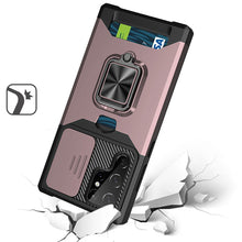 For Samsung S23 Case Multi-Use Card Magnetic Ring Stand Camera Protection Cover