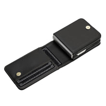 For Samsung Galaxy Z Flip 6 Case Vegan Leather Phone Wallet with Card Slots