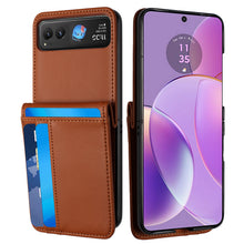 For Motorola Razr 2025/2024 Case Vegan Leather Phone Wallet with Card Slots