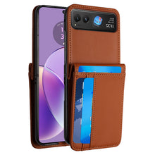 For Motorola Razr 2025/2024 Case Vegan Leather Phone Wallet with Card Slots
