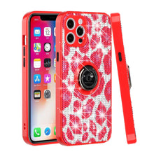 For iPhone 13 PRO Case Full Bling Crystal Design Cover with Magnetic Ring Stand