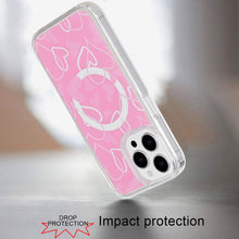 For iPhone 14 PRO MAX 6.7 in. Case Magnetic Circle Printed UV Design Phone Cover