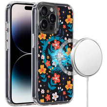 For iPhone 14 PRO MAX 6.7 in. Case Magnetic Circle Printed UV Design Phone Cover