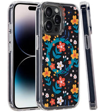 For iPhone 14 PRO MAX 6.7 in. Case Magnetic Circle Printed UV Design Phone Cover