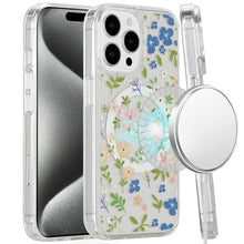 For iPhone 15 Pro Max Case Magnetic Circle Printed UV Design + 2 Tempered Glass