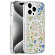 For iPhone 15 Pro Max Case Magnetic Circle Printed UV Design + 2 Tempered Glass