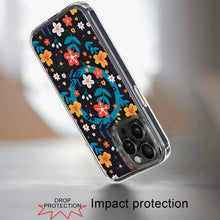 For iPhone 15 Pro Max Case Magnetic Circle Printed UV Design + 2 Tempered Glass
