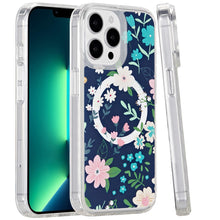 For iPhone 13 Pro Max 6.7 inch Case Magnetic Circle Printed UV Design Cover