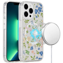 For iPhone 13 Pro Max 6.7 inch Case Magnetic Circle Printed UV Design Cover