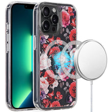For iPhone 13 Pro Max 6.7 inch Case Magnetic Circle Printed UV Design Cover