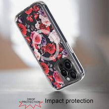 For iPhone 13 Pro Max 6.7 inch Case Magnetic Circle Printed UV Design Cover