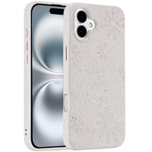 For iPhone 16 6.1inch Case Bio-Degradable Material Phone Cover + Tempered Glass