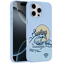 For iPhone 16 Pro 6.3in Case Bio-Degradable Material Phone Cover +Tempered Glass