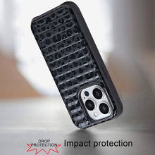 For iPhone 14 PRO MAX 6.7 in. Case Magnetic Circle Chrome Padded Look Cover