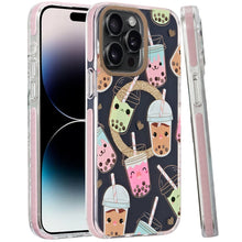 For iPhone 14 PRO MAX 6.7 in. Case Dual Layer In Mold Design Magnetic Circle