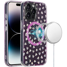 For iPhone 14 PRO MAX 6.7 in. Case Dual Layer In Mold Design Magnetic Circle