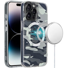 For iPhone 14 PRO MAX 6.7 in. Case Dual Layer In Mold Design Magnetic Circle