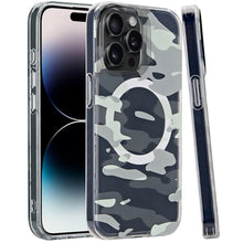 For iPhone 14 PRO MAX 6.7 in. Case Dual Layer In Mold Design Magnetic Circle