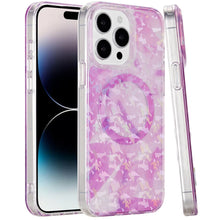 For iPhone 14 PRO MAX 6.7 in. Case Dual Layer In Mold Design Magnetic Circle