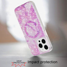 For iPhone 14 PRO MAX 6.7 in. Case Dual Layer In Mold Design Magnetic Circle