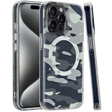 For iPhone 15 Pro Max Case Dual Layer Design Magnetic Circle + 2 Tempered Glass