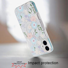 For iPhone 16 Plus 6.7in Case Dual Layer Design Magnetic Circle + Tempered Glass