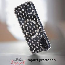 For iPhone 16 Plus 6.7in Case Dual Layer Design Magnetic Circle + Tempered Glass