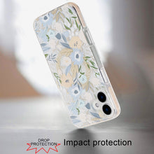For iPhone 16 6.1inch Case Dual Layer IMD Design Magnetic Circle +Tempered Glass