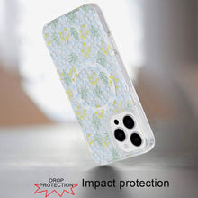 For iPhone 16 Pro 6.3in Case 2 Layer IMD Design Magnetic Circle + Tempered Glass