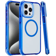 For iPhone 15 Pro Max Case Magnetic Circle Shockproof Corner + 2 Tempered Glass